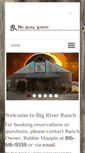 Mobile Screenshot of bigriverranchtrailriding.com
